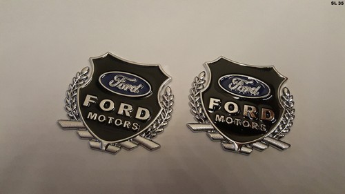 Ford motors chrom emblem - chrom,