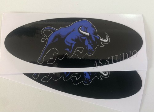 Folie 175x69mm blue stier - 2x,